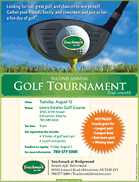 golf tournament flyer
